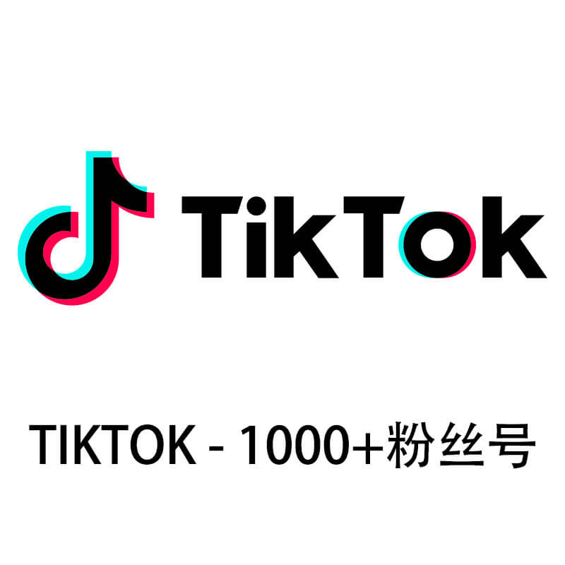 TIKTOK账号|1000+粉丝号